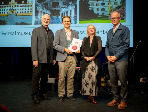 Erneut eingereicht und ausgezeichnet: Universalmuseum Joanneum - Schloss Eggenberg und Alte Galerie. Die Urkunden nahm Direktor Marko Mele entgegen. © Andreas Hafenscher Photography